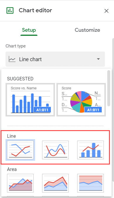 Three types of line chart (1)