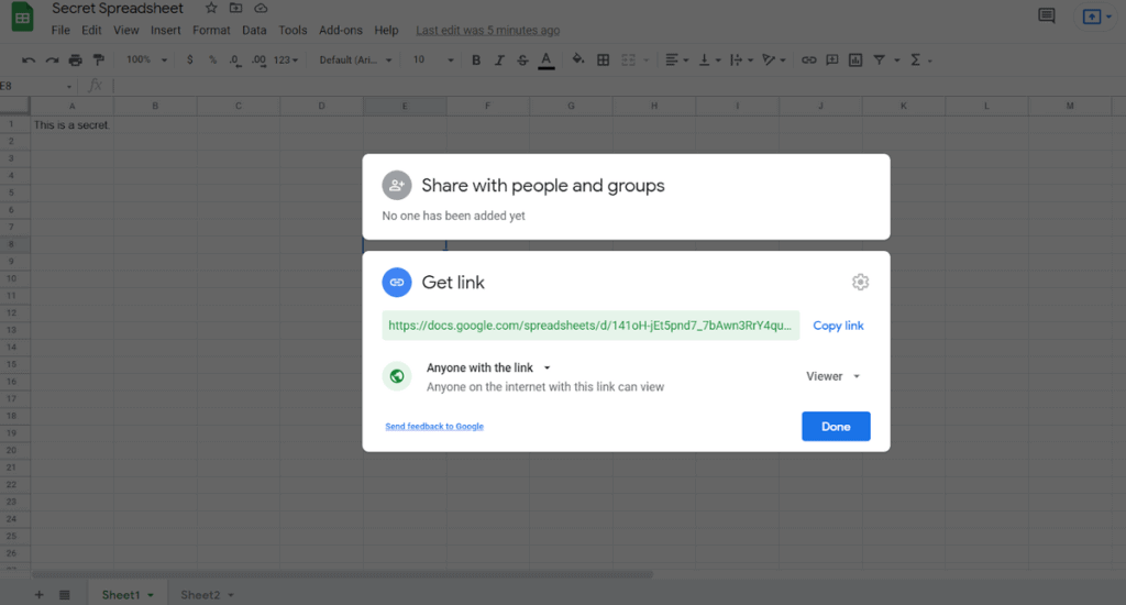 How To Password Protect Google Sheets