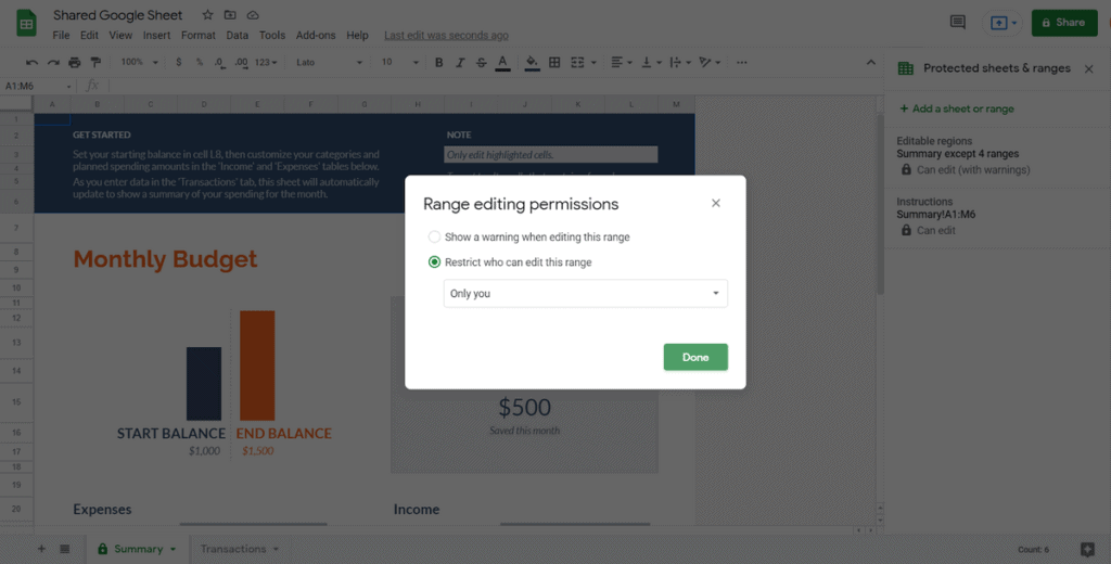 How to Track Changes in Google Sheets