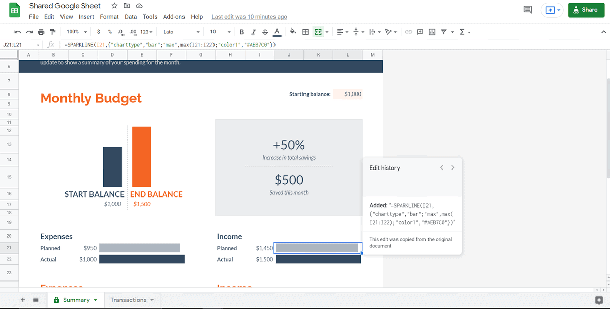  how to track changes in google sheets