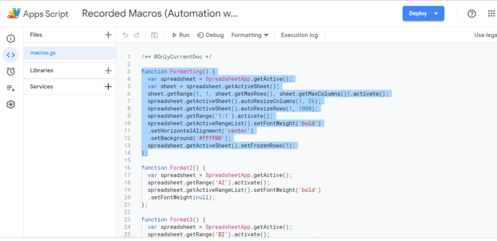 How to Make Google Sheets Run Macro Automatically