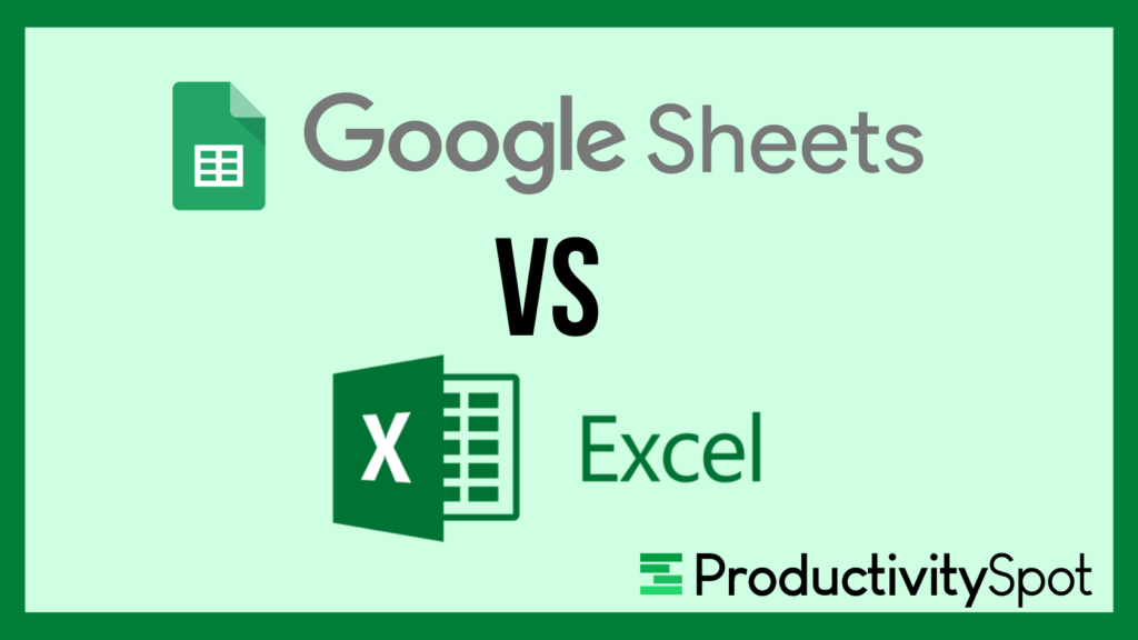 google sheets vs excel