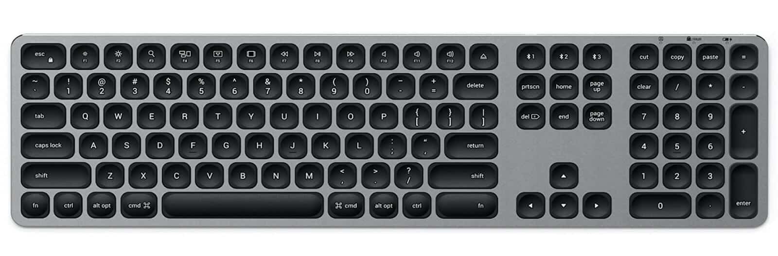 4. Satechi Aluminum Bluetooth Keyboard