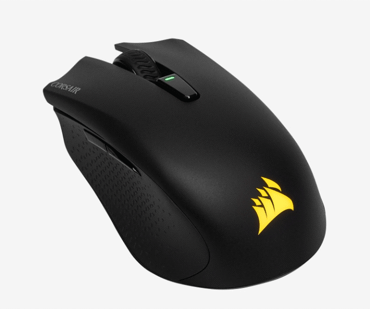 5) Corsair Harpoon RGB Wireless (Budget-Friendly Light Gaming Mouse)