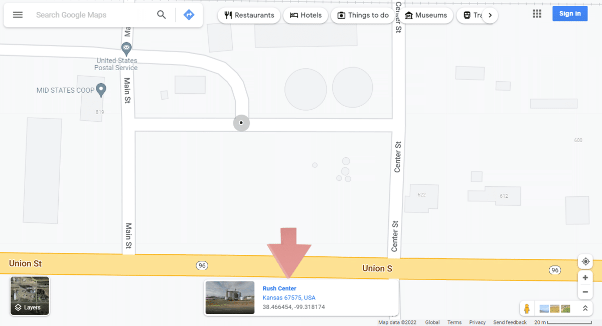 Add a pin from an existing address in Google Maps desktop