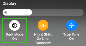 how to make mac dark mode