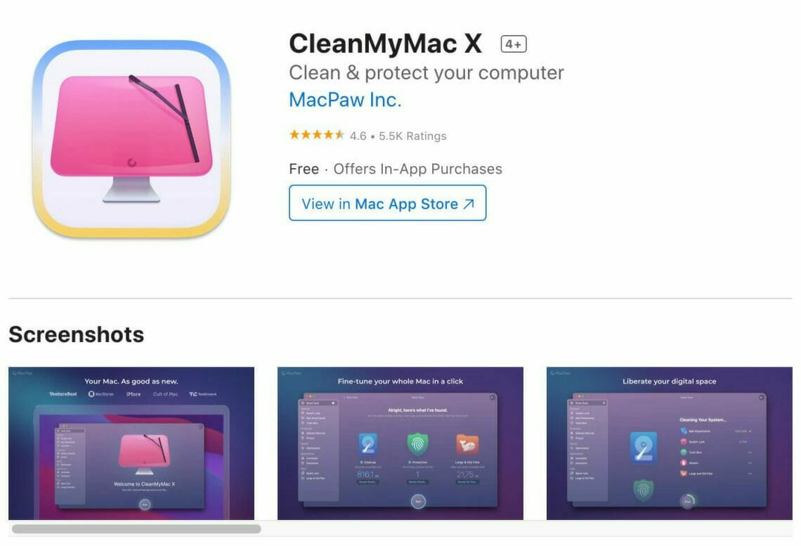 CleanMyMac X