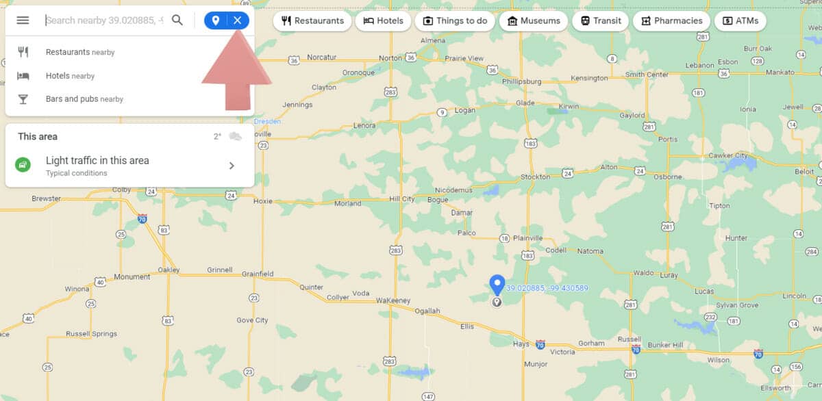 remove a pin on Google Maps desktop version