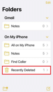 how to recover deleted notes on iPhone