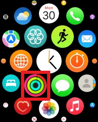 Open the activity app