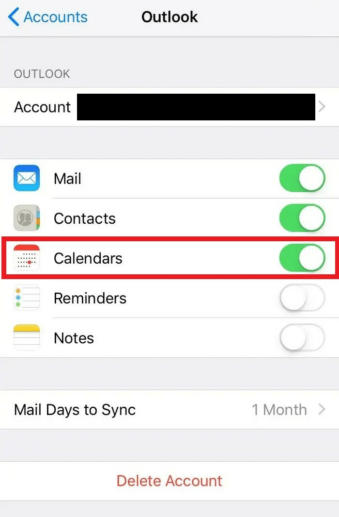 Select calendars