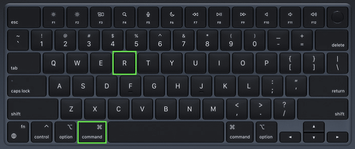 Command + R