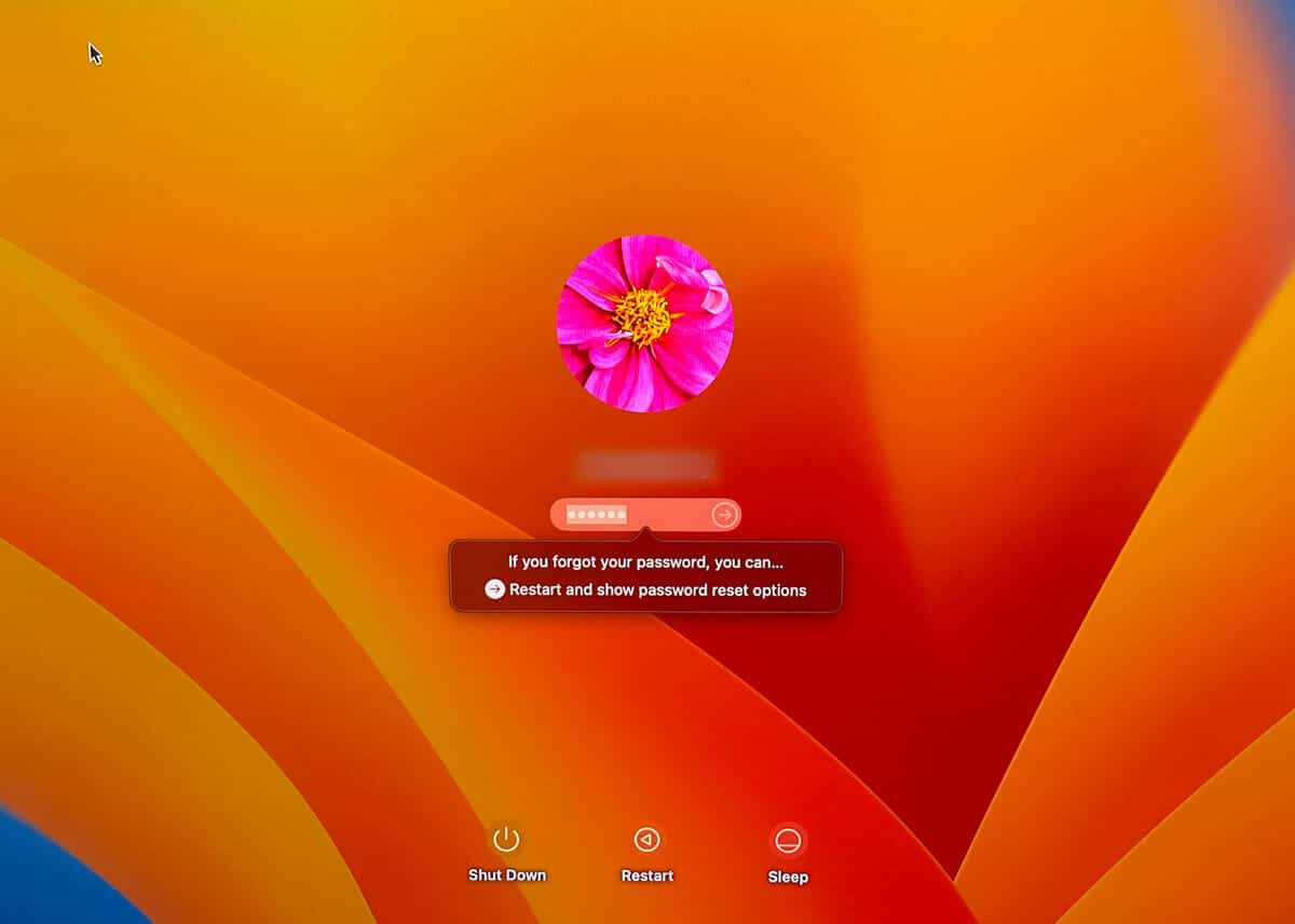 Forgot Macbook password