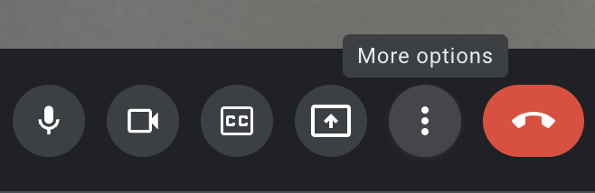 More options button