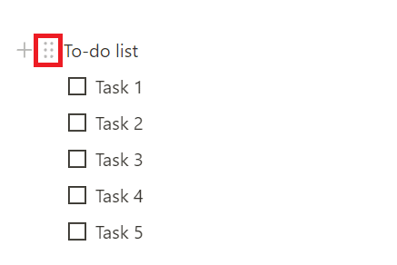 Edit the to do list