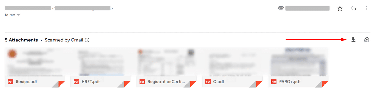 Gmail download all attachments—Where is the Download all attachments button in Gmail