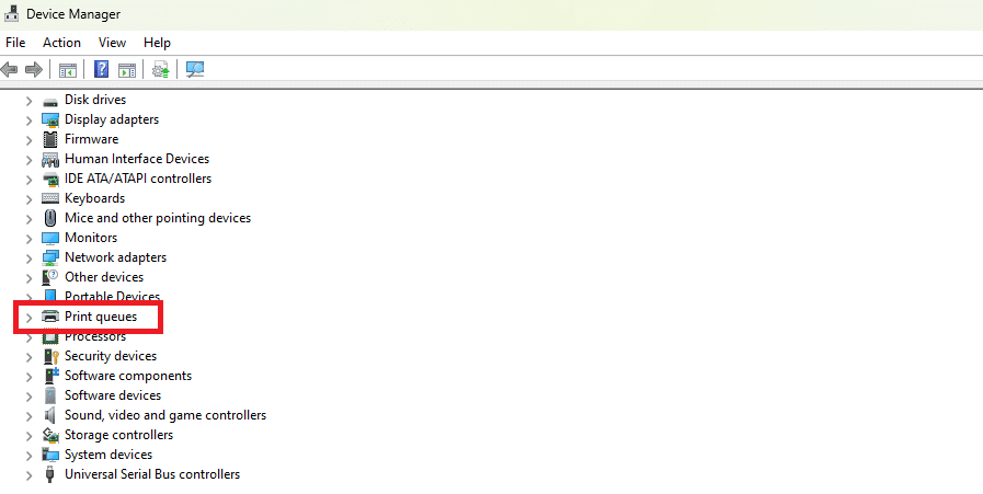 Open Print Queues