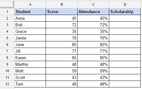 how to use if function google sheets data