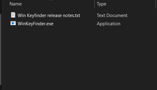 Open a keyfinder