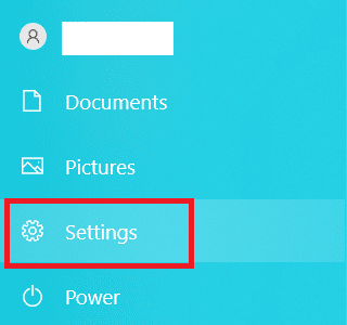 Open settings