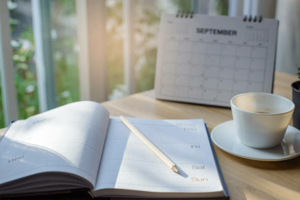 A diary to write daily journal prompts 