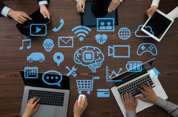 A team is using AI tools to create a social media content calendar