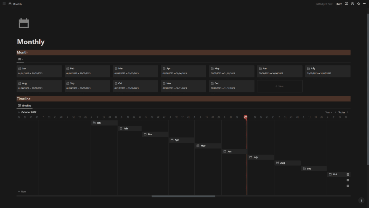 Overview of Monthly by HyeUkiyo